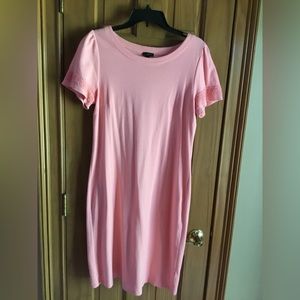 Coral pink, Talbots, shift